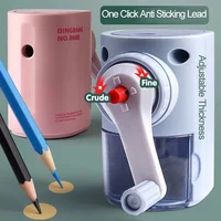 Adjustable Thickness Hand Cranked Pencil Sharpener for Students and Children Automatic Lead Drawing Color Lead Special Sharpenin 4