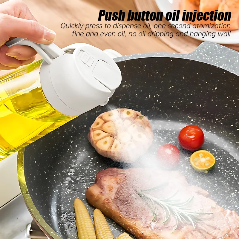 Multi-Purpose Oil Sprayer Bottle - 500ml Plastic Dispenser
