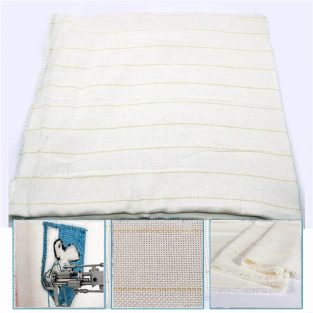 1.5*4 meter Monk Cloth Tufting Cloth Marked Lines Woven for Making Garments