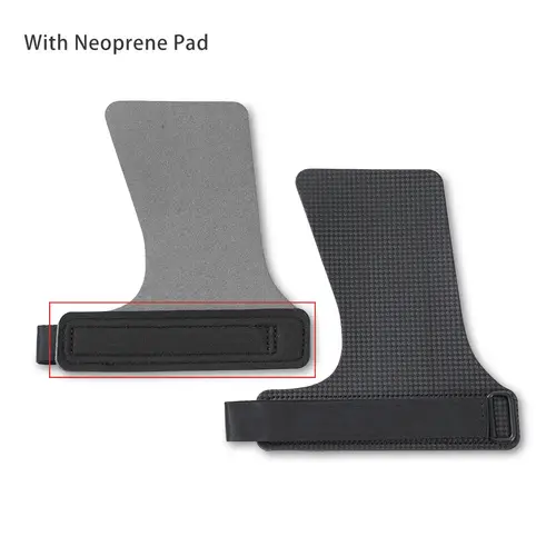 A Pair of Carbon No Finger Hole Hand Grips for Crossfit Pull Ups Cross Training Kettlebell Gymnastics Workout Palm Protector - Image 21