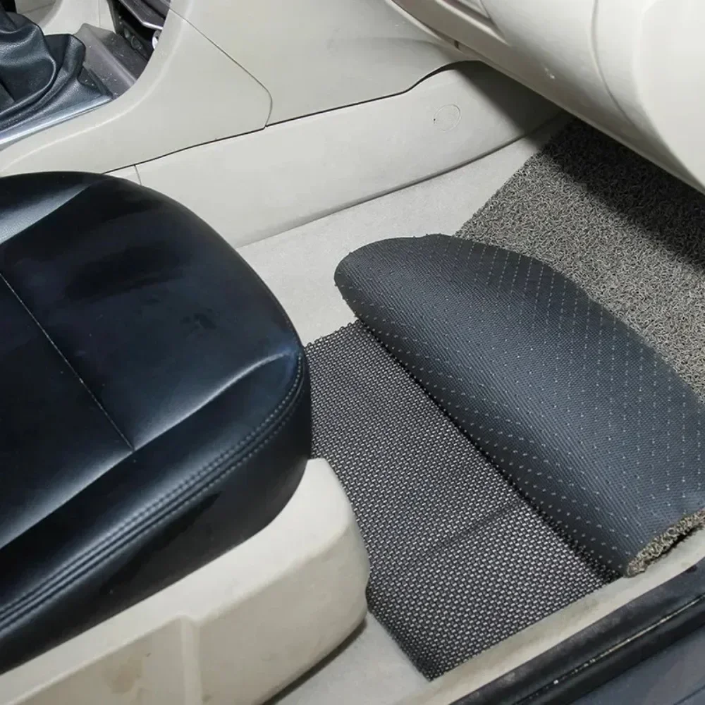 Car Trunk Mat Non-slip Soft DIY Free Cutting Easy To Clean Mat Outsize Mesh Fabric Mats PVC Foam Anti Slip 150cm*50cm