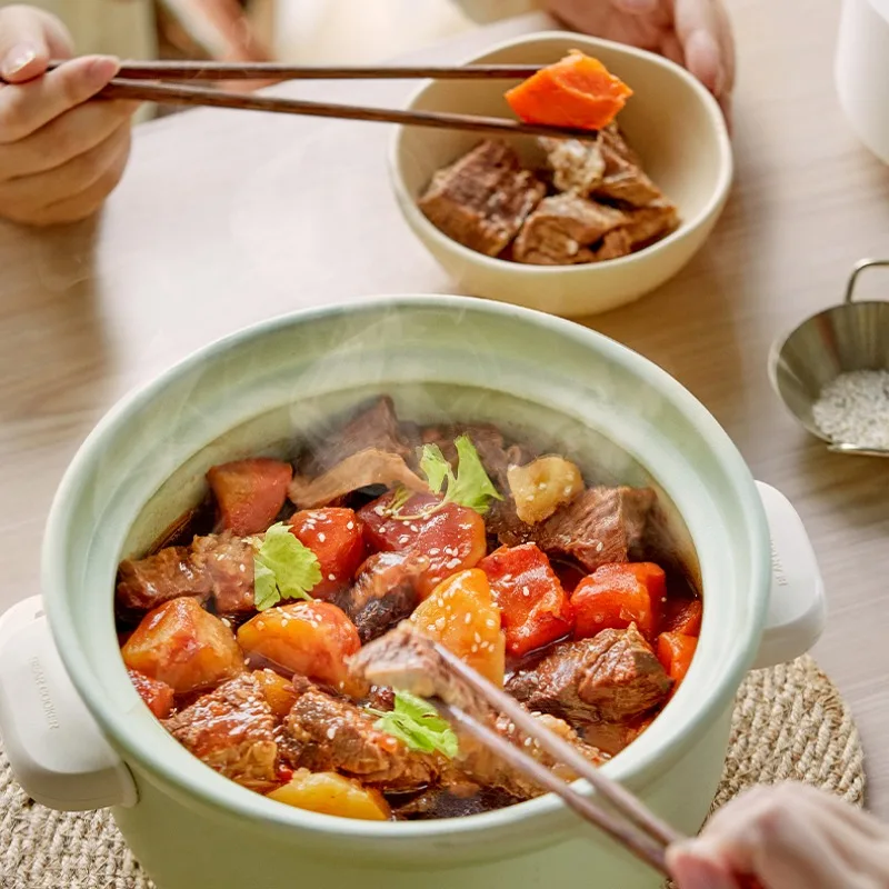 220V 3L Electric Slow Stewer Household Ceramic Automatic Health Preserving Pot Multi Cooker Soup Porridge Stewing Machine 3