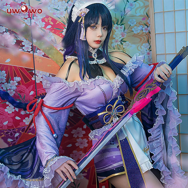 ラストバッチ UWOWO 雷電将軍 コスプレ メイド衣装 原神 ファン