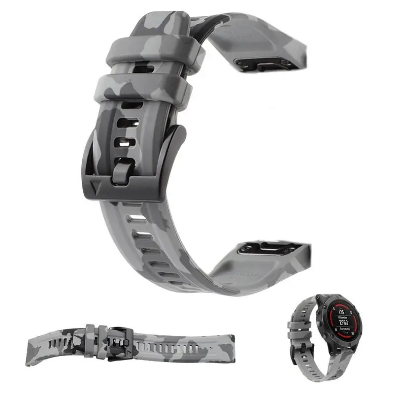 

Ремешок Камуфляжный быстросъемный для Garmin Fenix 7X/6X, 26 мм