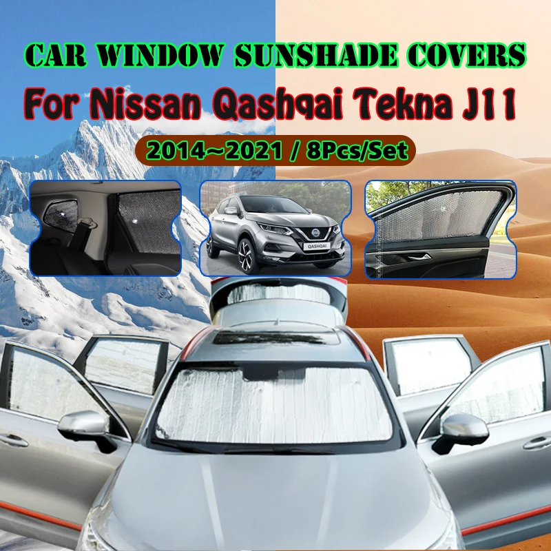 Full Covers Sunshades For Nissan Qashqai Tekna J11 20142021 2018 Car