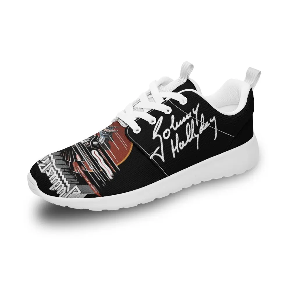 

Judas Priest Insulated Johnny Hallyday-3 Design Men Tennis Shoes for Women Breathable Wide Running Road Sneakers Non-Slip Traini