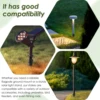 12PCS/6PCS Outdoor Light Stakes 10.75-inch Metal Ground Spike Replacement Stakes for Tiki Torch Solar Lights Live Flame Torches 5