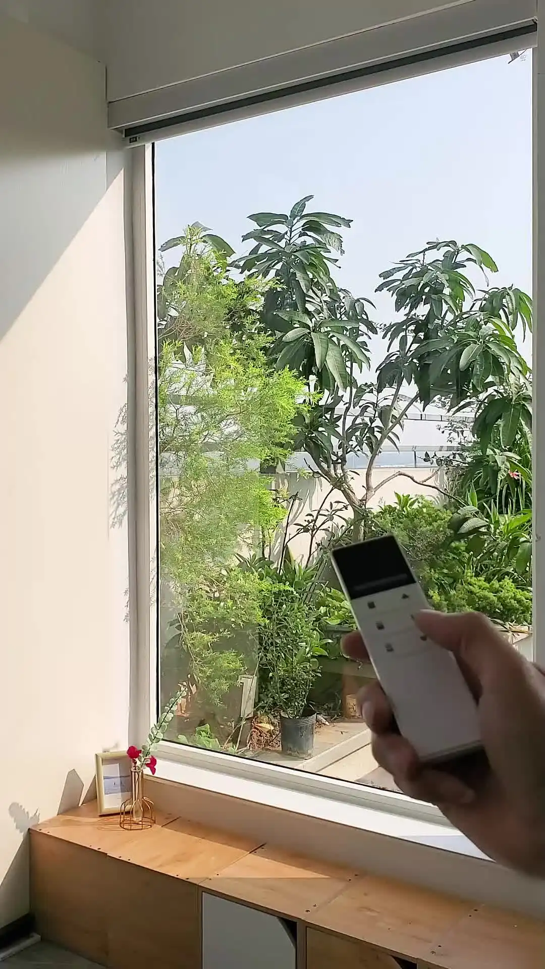 ZSHINE моторные рулонные шторы затемняющие