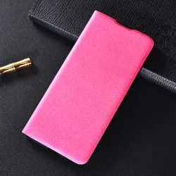 Premium Flip Leather Phone Case - Elegant Protective Cover - A30 (Rose Red)