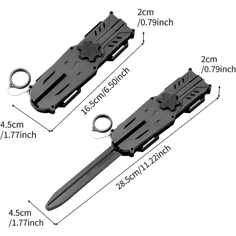 Retractable Hidden Blade Cosplay Toy for Kids - Interactive Costume Accessory and Party Gift