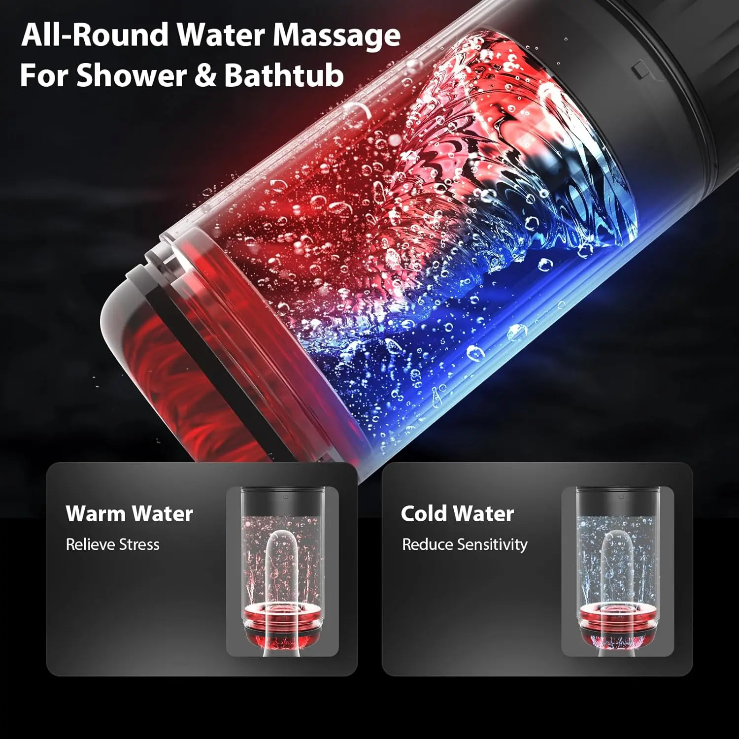 HeartCaptor Electric Male Masturbator Cup with 7 Modes LED Display Rechargeable Silicone Stroker - Details 24