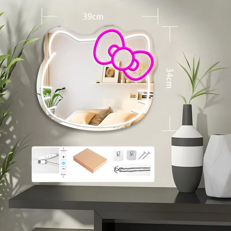 サンリオかわいい Usb アクリルネオンライトミラーハローキティ漫画