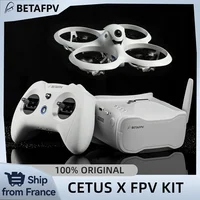 Kit FPV BETAFPV Cetus X version ELRS RTF, drone de course, 3 émetteurs radio, lunettes FPV VR03, quadricoptère RC C04, mini drone, 4 batteries 1