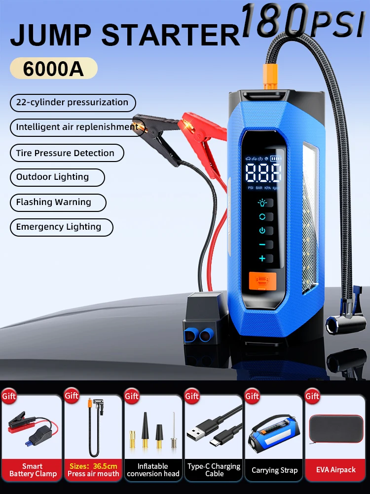 6000A Blue 180 PSI