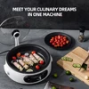 4L Multifunction Electric Hot Pot Split Type Cooker Food Steamer Portable Cooking Machine 3