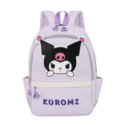 New Product Printing Surrounding Kuromi Kuromi Primary And Secondary School Students Anime Backpack Cartoon Schoolbag