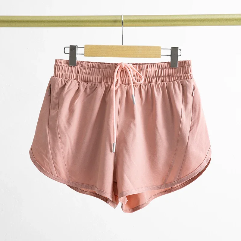 

Biker Shorts Lulu Women Mesh Shorts Tennis Female Sports 2022 Trend High Waist Gym Running Fake Two Pants Training Clothes