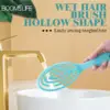 Massage Hair Comb Salon Wet Hair Brush Women Hairdressing Styling Hair Tools Anti Detangling HairBrush Wet Dry Dual Purpose Comb 3