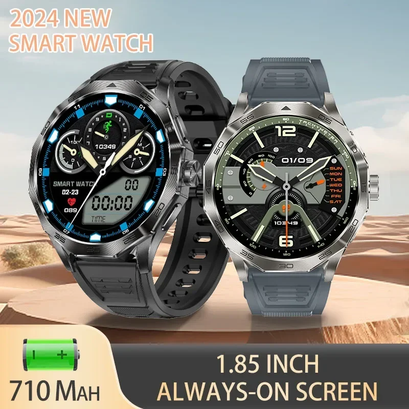 

New Smart Watch Men Custom Dial Health Monitoring Watch Sports Mode Tracking 1.85-Inch Touch Screen lP67 Waterproof Smart Watch