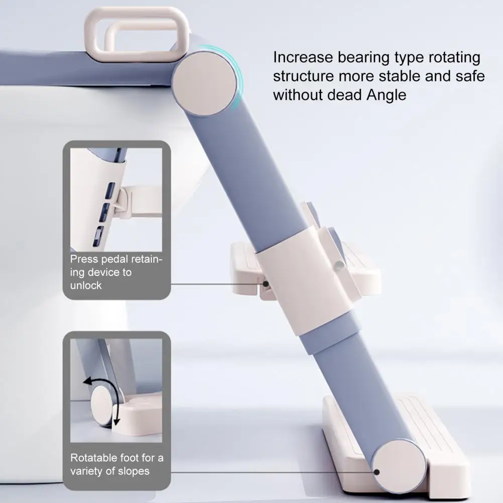 Safe Long-lasting Handle Potty Training Toilet Seat with Ladder Bathroom Accessories Toilet Seat Ladder Kids Potty Ladder 4