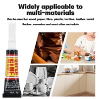 1-30pcs Super Strong กาว Universal Quick Drying กาวอเนกประสงค์ซ่อมกาวสําหรับโลหะแก้วพลาสติก Strong Universal กาว 3