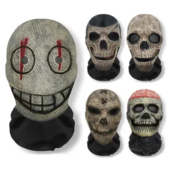 Masque à motif de crâne imprimé en 3D pour fête d&rsquo;halloween