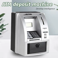 Electronic Piggy Bank ATM Password Money  Coins Saving Box ATM Bank  Automatic Deposit Banknote Christmas Gift 1