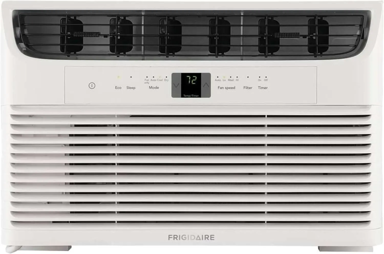 FFRA062WAE Window-Mounted Room Air Conditioner 6,000 BTU with Multi-Speed Fan Sleep Mode Programmable Timer in Wh