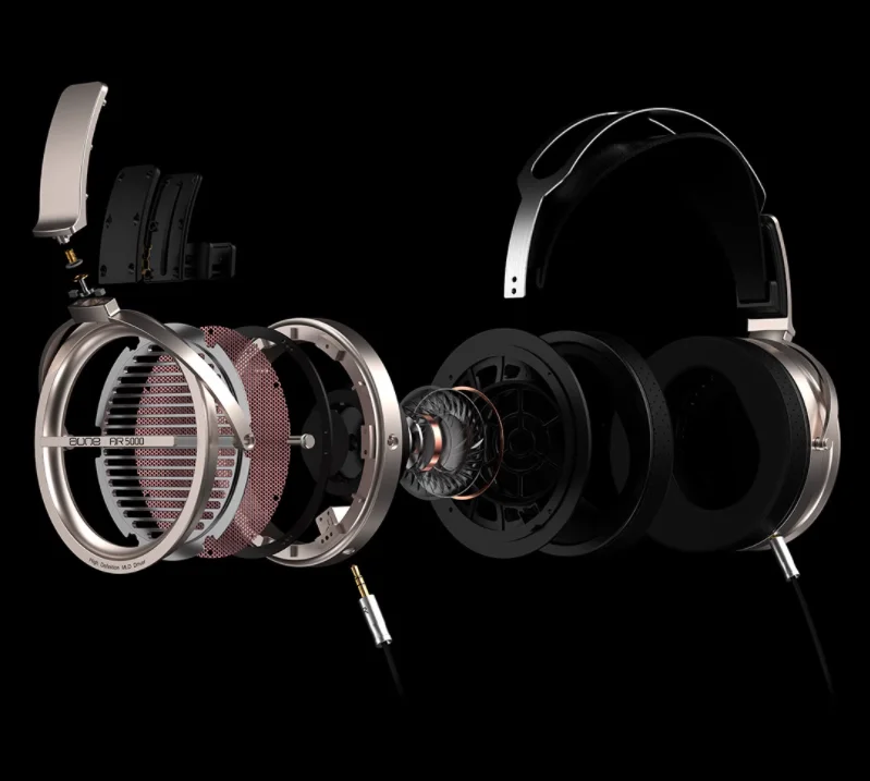 Aune/AR5000 earphones, open top dynamic wired hifi fever monitoring earphones 5