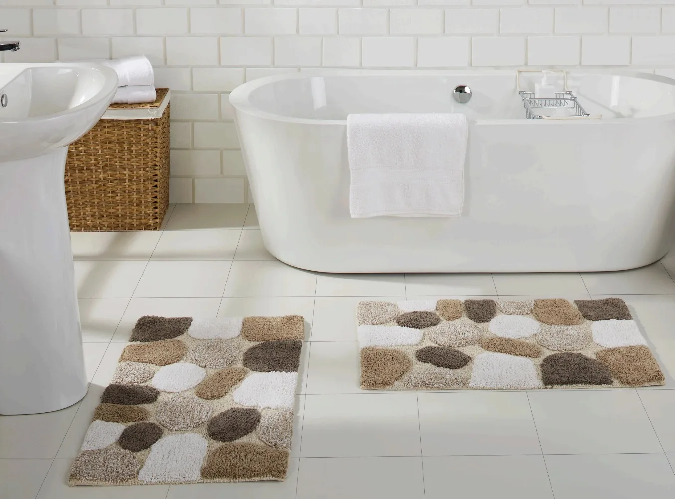 

Pebbles 2 pc Safari Bath Rug Set (20"x32" & 20"x32")