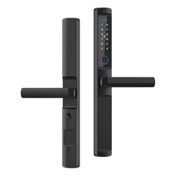 Fingerprint lock indoor wooden door smart lock home broken bridge aluminum fingerprint lock office password lock