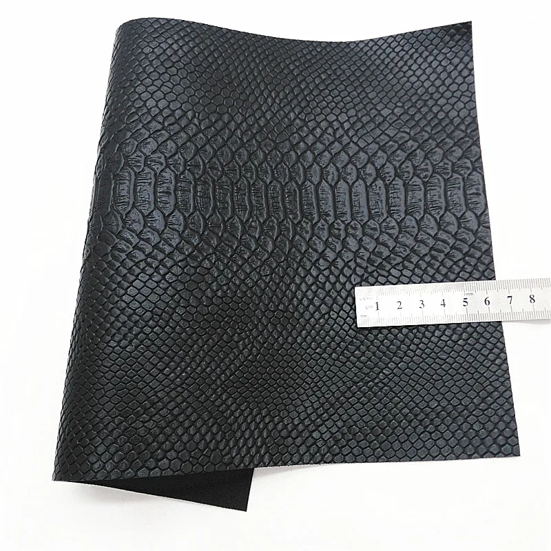 Good Black Faux Crocodile Leather Fabric Bumps Crocodile Stripe Imprint Pu  Leather Sewing DIY Bag/Sofa/Chair Cover Material - AliExpress