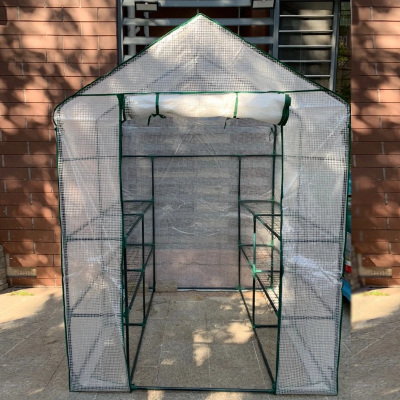 Outdoor Garden Greenhouses Flower Rack Greenhouse Plant Succulent Greenhouse Insulation Shed Sunshade Rainproof Garden Buildings