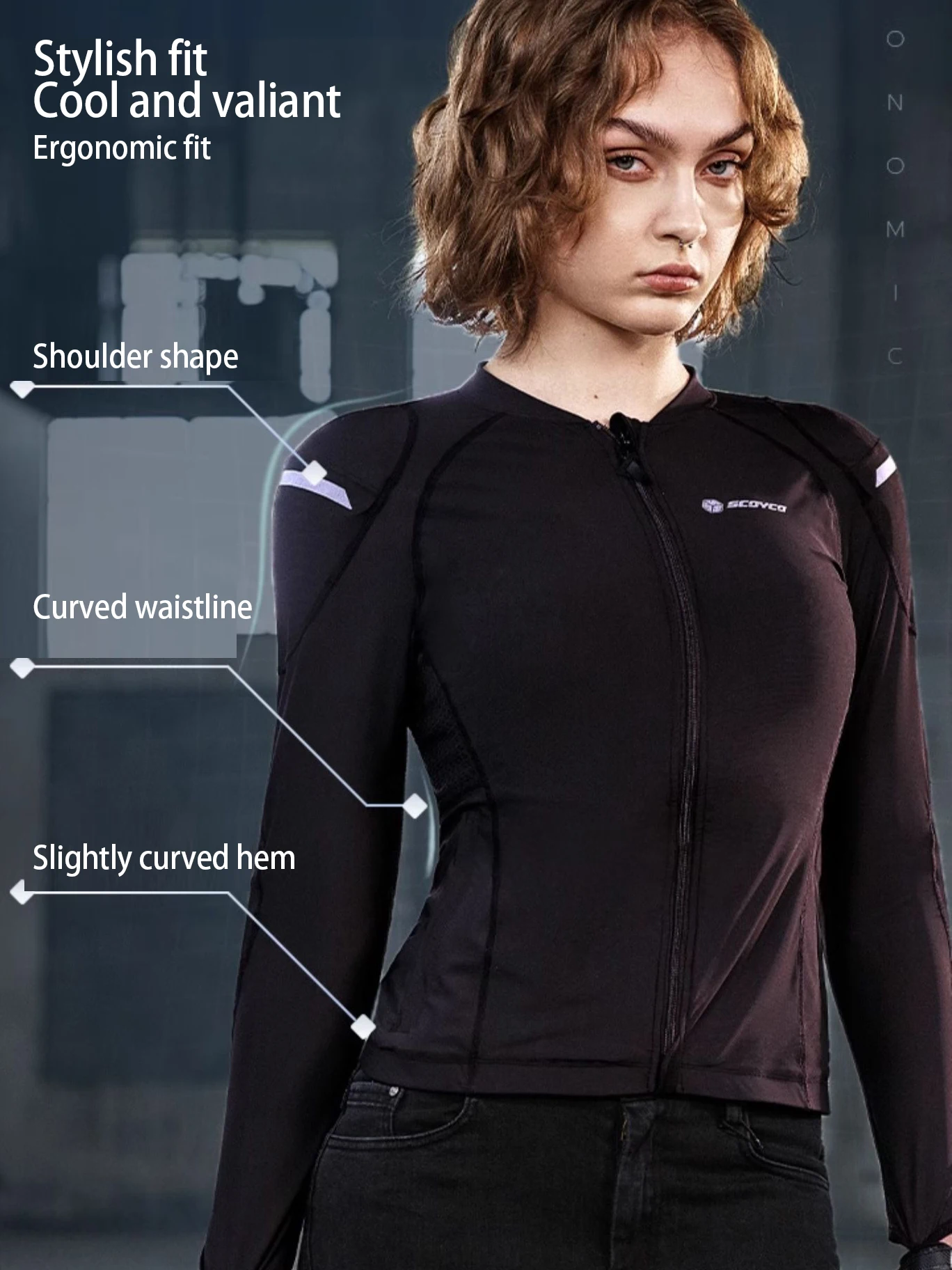Motorcycle Jacket for Women SCOYCO BreezeGuard 2 Pro CE Armor UPF50+ Sun Protection 24H Cooling S-3XL Motorbike Armour AM13W-2