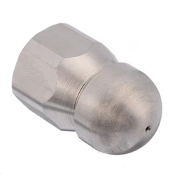 1 Pc High Quality 1/2'' Garden Washer Hose Nozzle Drain Sewer Dredge Cleaning Pipe Jetter Spray 5 Jet Home Improvement