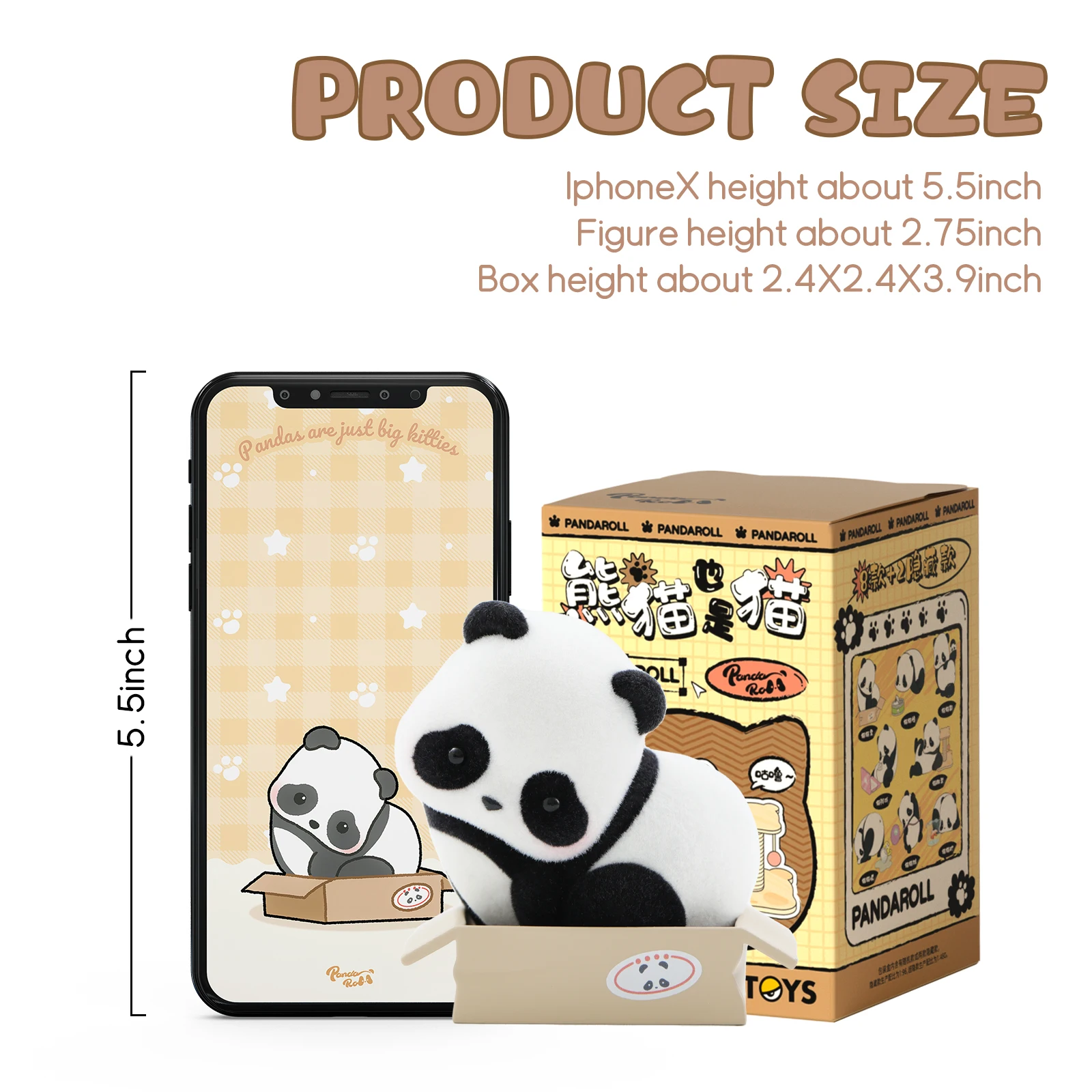 52TOYS Blind Box Panda as a Cat, Random Box, 1PC Blind Box Cute