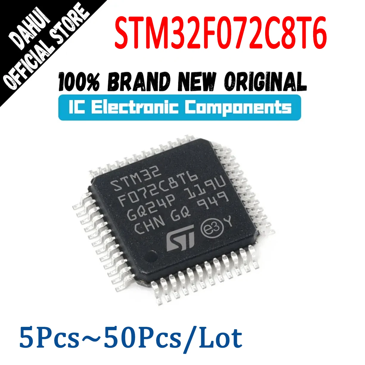 

STM32F072C8T6 STM32F072C8 STM32F072 STM32F STM32 STM IC MCU Chip LQFP-48 In Stock 100% New Original