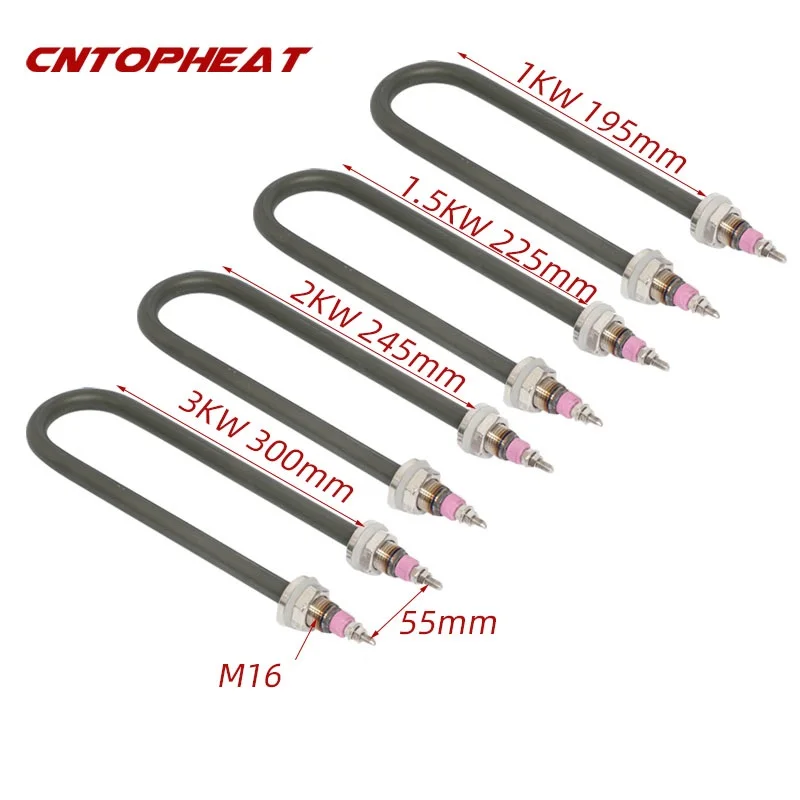 Anti-Scale 220V Stainless Steel Heating Element Immersion Heater U Type  Water Heating Element 1KW/1.5KW/2KW/3KW - AliExpress