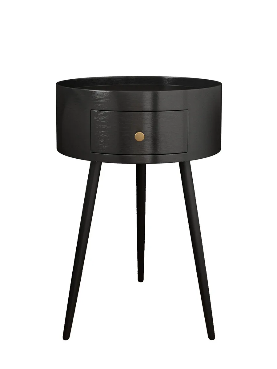 

Bedside table Joker round small simple modern small bedroom bedside table