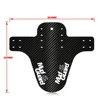 Mountain Bicycle Fenders Plastic carbon fiber Colorful Front /rear Bike Mudguard Mtb Bike Wings Mud Guard Cycling Accessories 6