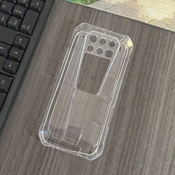 Unihertz Tank Series Black Transparent Soft TPU Phone Case - Durable Silicone Protective Back Cover for Unihertz Tank 3 Pro (Clear)