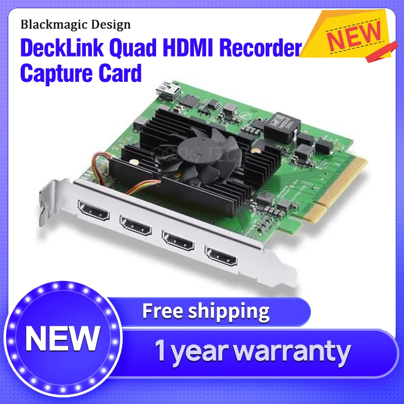 For Blackmagic DeckLink Quad HDMI-compatible Recorder Capture Card _ - AliExpress