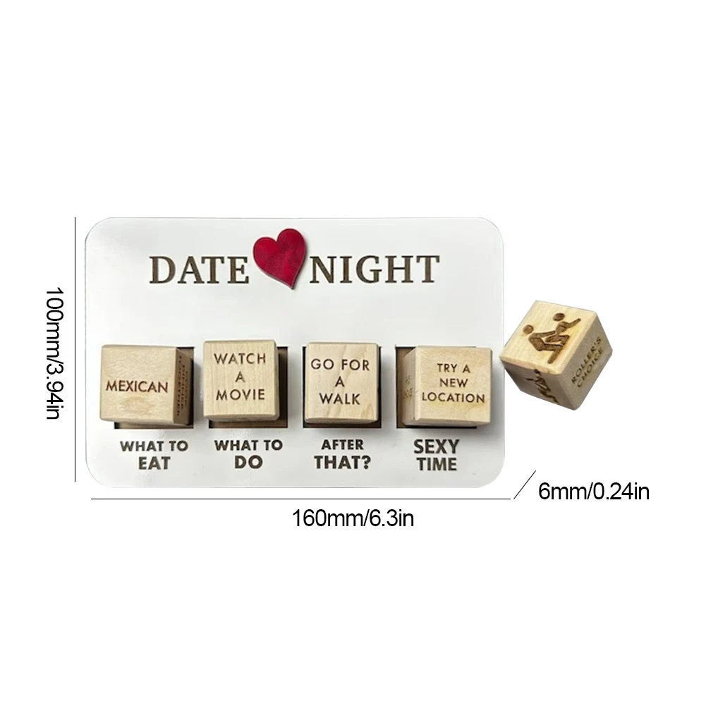 Game Dice Dice Set Enhance Intimacy Funny Date Night Dice Multi Styles Couple Dice Event Decision Add Romance Creative Gift Valentine Day