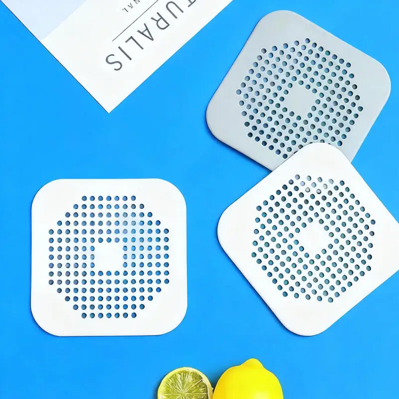 Hair Catcher Filter Sink Anti-blocking Strainer Kitchen Bathroom Bathtub Shower Sewer Filters Floor Silicone Stopper Covers