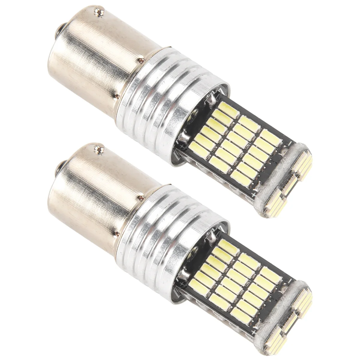 2X 1156LED Canbus 15 SMD BA15S P21W High Power White 6000K Car Brake Tail Light tail lamp socket side marker light