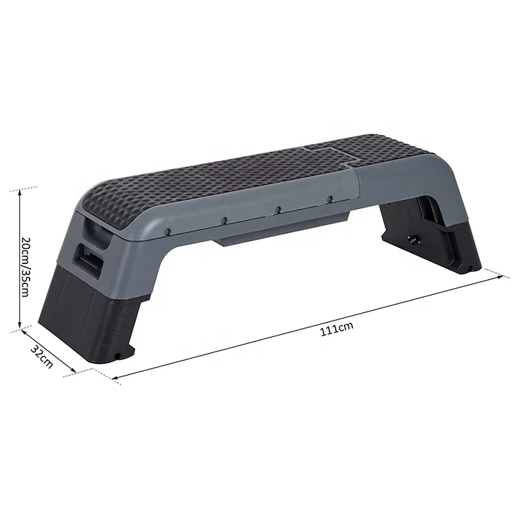 Professional Multi-Function Fitness Step Bench Adjustable Workout Deck Exercise Platform Bench Aerobic Stepper
