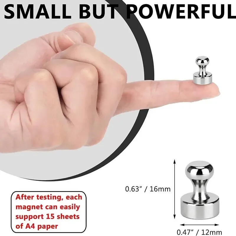 10PCS Magnetic Nails 12x16mm Office Use