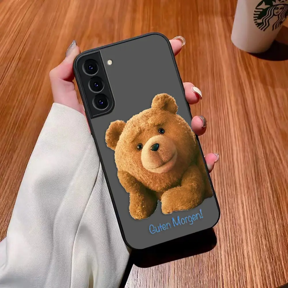 thumbnail image 1 of Matte Case for Samsung Galaxy S23 S22 S21 S20 S10 4G S9 S8 Plus ULTRA 5G LITE Case Funda Coque Shell Naughty T-Teddy Bear Couple, 1 of 5