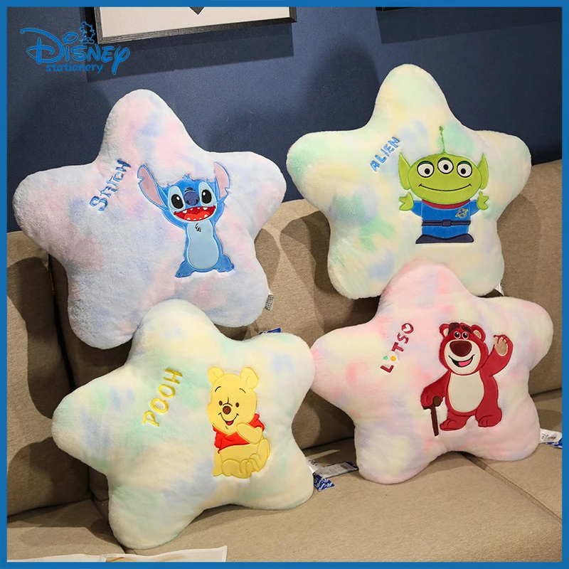 

Disney Original Stitch Lotso Cartoon Creative High Appearance Horizontal Throw Pillow Sofa Girl Cushion Plush Doll Decoration