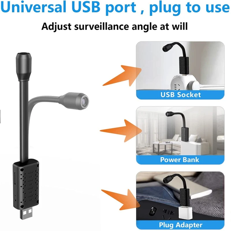 Wireless Surveillance Camera 1PC Mini Camera U21 A9 4K Wifi Portable P2P IP/AP Remote Control 1080P